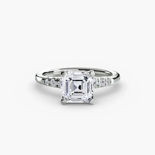 || #metal_white gold|platinum #diamond shape_asscher