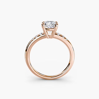 || #metal_rose gold #diamond shape_cushion