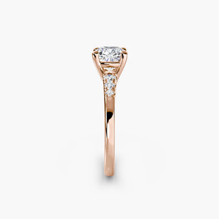 || #metal_rose gold #diamond shape_cushion