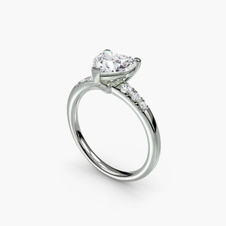|| #metal_white gold|platinum #diamond shape_heart