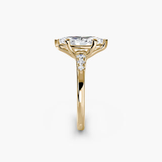 || #metal_yellow gold #diamond shape_marquise