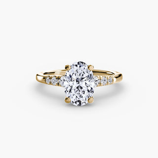 || #metal_yellow gold #diamond shape_oval