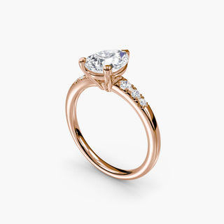 || #metal_rose gold #diamond shape_pear