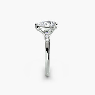 || #metal_white gold|platinum #diamond shape_pear