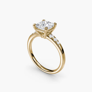 || #metal_yellow gold #diamond shape_princess