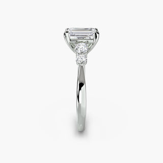 || #metal_white gold|platinum #diamond shape_emerald