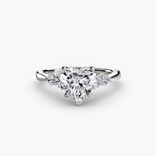 || #metal_white gold|platinum #diamond shape_heart