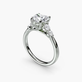|| #metal_white gold|platinum #diamond shape_heart