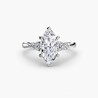 || #metal_white gold|platinum #diamond shape_marquise
