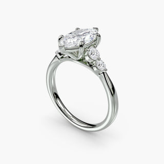 || #metal_white gold|platinum #diamond shape_marquise