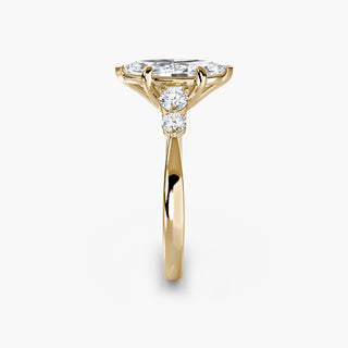 || #metal_yellow gold #diamond shape_marquise