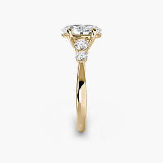 || #metal_yellow gold #diamond shape_oval