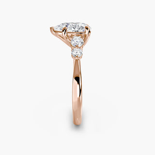|| #metal_rose gold #diamond shape_pear