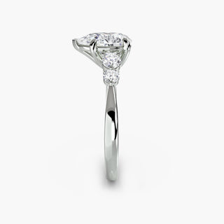 || #metal_white gold|platinum #diamond shape_pear