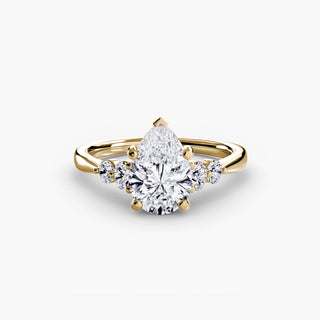 || #metal_yellow gold #diamond shape_pear