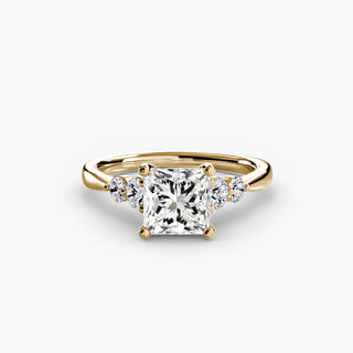 || #metal_yellow gold #diamond shape_princess