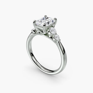 || #metal_white gold|platinum #diamond shape_radiant