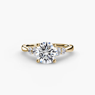 || #metal_yellow gold #diamond shape_round