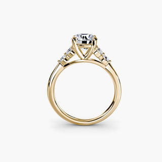 || #metal_yellow gold #diamond shape_round