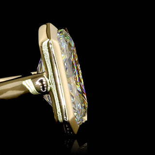 Floating Bezel Lab Grown Diamond Engagement Ring