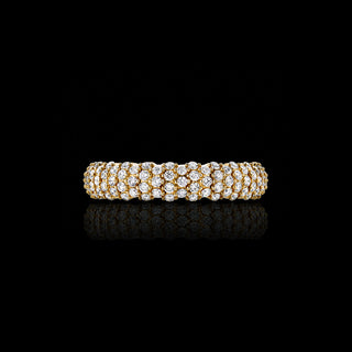 Lab Grown Diamond Domed Stretch Ring