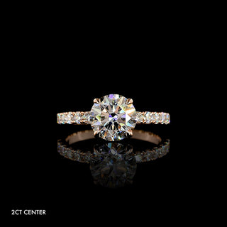|| #diamond shape_round #center carat weight_2 #metal_rose gold 