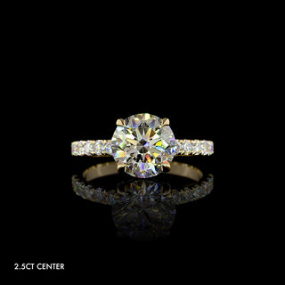 || #diamond shape_round #center carat weight_2.5 #metal_yellow gold