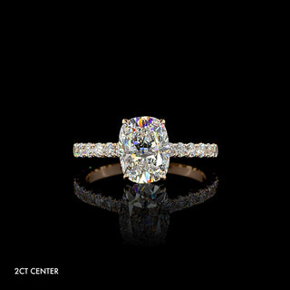 || #diamond shape_cushion #metal_rose gold