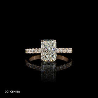 || #diamond shape_radiant #metal_rose gold