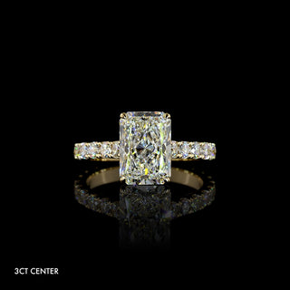 || #diamond shape_radiant #metal_yellow gold
