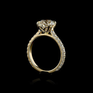 || #diamond shape_round #metal_yellow gold #center carat weight_2.5