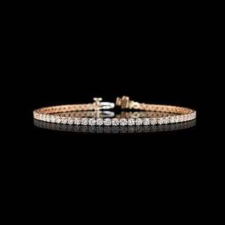 4 CTW Round Lab Grown Diamond Tennis Bracelet