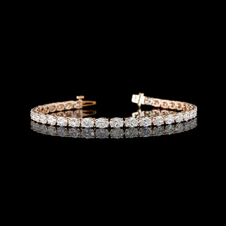 8 CTW East-West Oval Lab Grown Diamond Tennis Bracelet