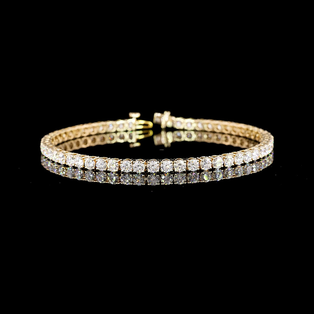 6 CTW Round Lab Grown Diamond Tennis Bracelet