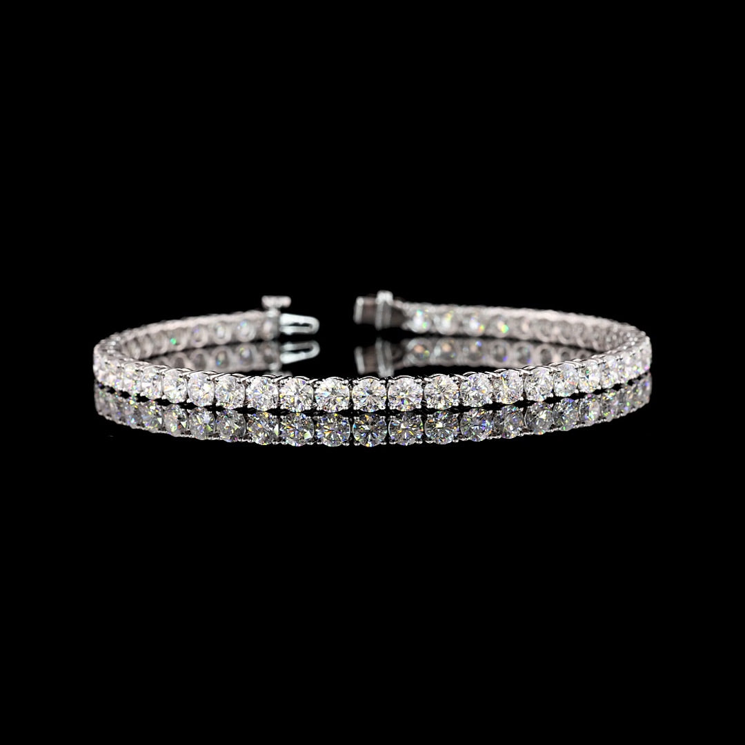 8 CTW Round Lab Grown Diamond Tennis Bracelet