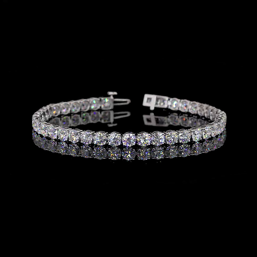 11 CTW Round Lab Grown Diamond Tennis Bracelet