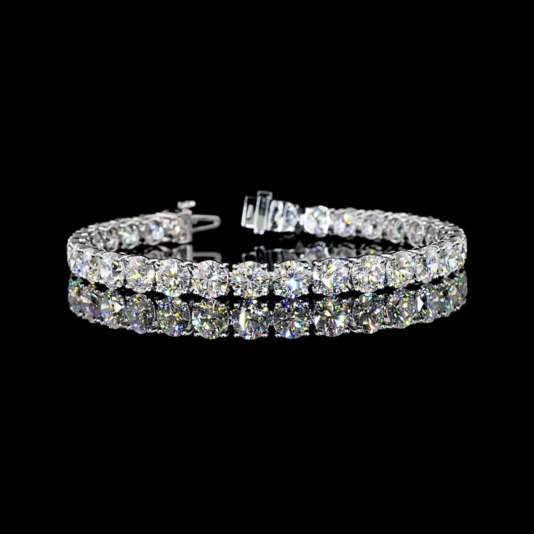 22 CTW Round Lab Grown Diamond Tennis Bracelet