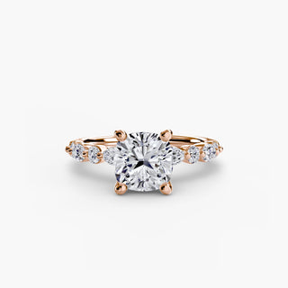 || #metal_rose gold #diamond shape_cushion