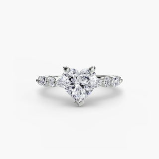 || #metal_white gold|platinum #diamond shape_heart