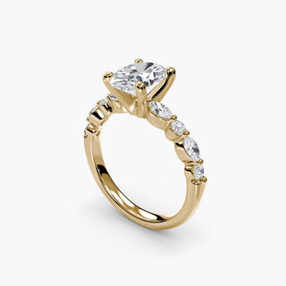 || #metal_yellow gold #diamond shape_oval