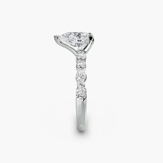 || #metal_white gold|platinum #diamond shape_pear