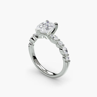 || #metal_white gold|platinum #diamond shape_pear