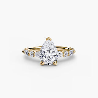 || #metal_yellow gold #diamond shape_pear