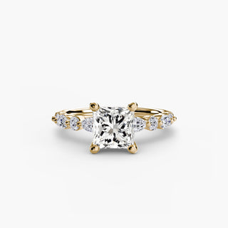 || #metal_yellow gold #diamond shape_princess